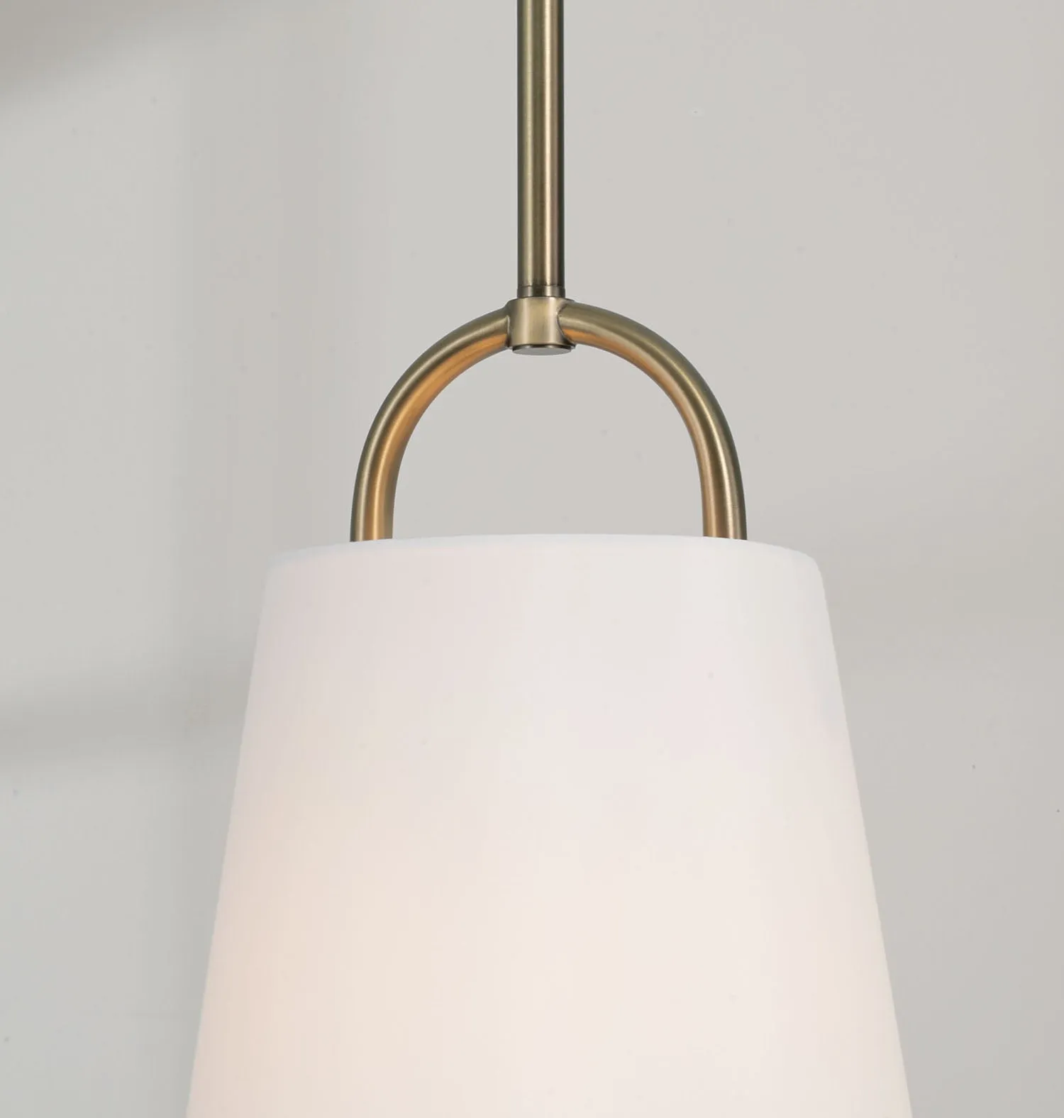 10" BRODY 1-LIGHT PENDANT, AGED BRASS