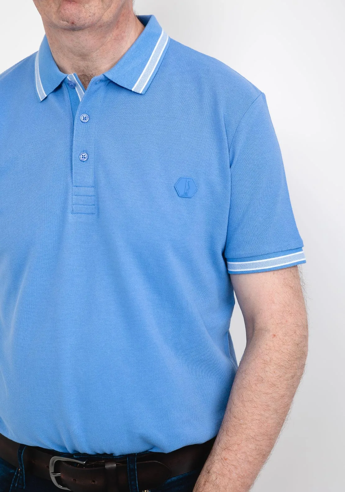 6th Sense Patrick Polo Shirt, Cornflower Blue