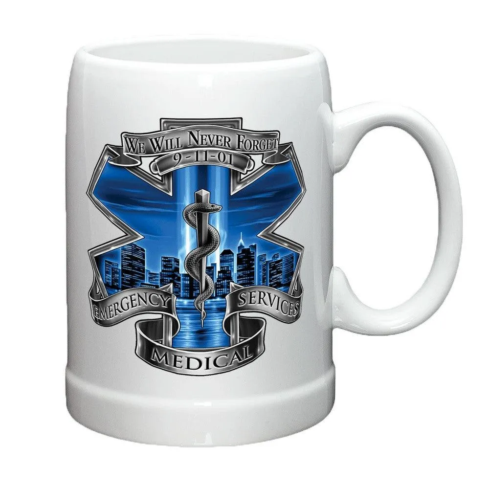 9/11 EMS Blue Skies Stoneware Mug Set