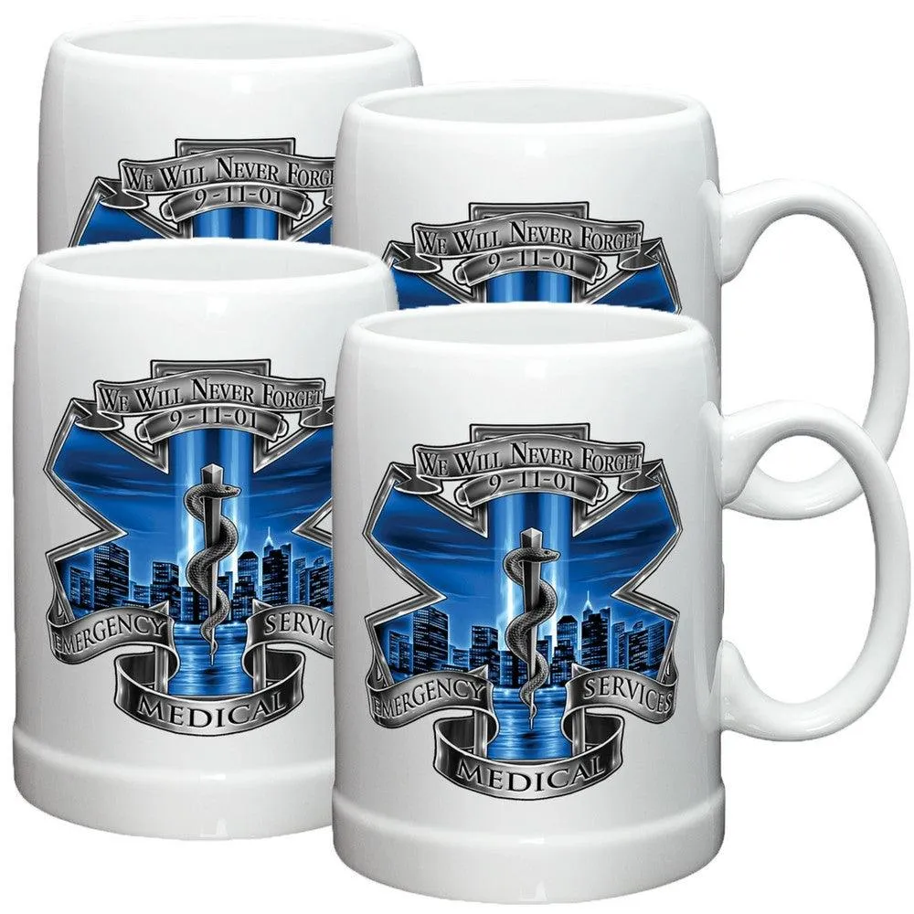 9/11 EMS Blue Skies Stoneware Mug Set