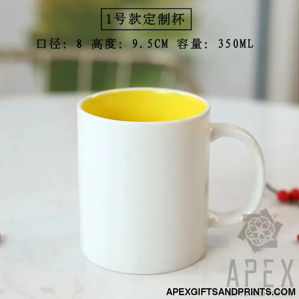 advertisement ceramic mug