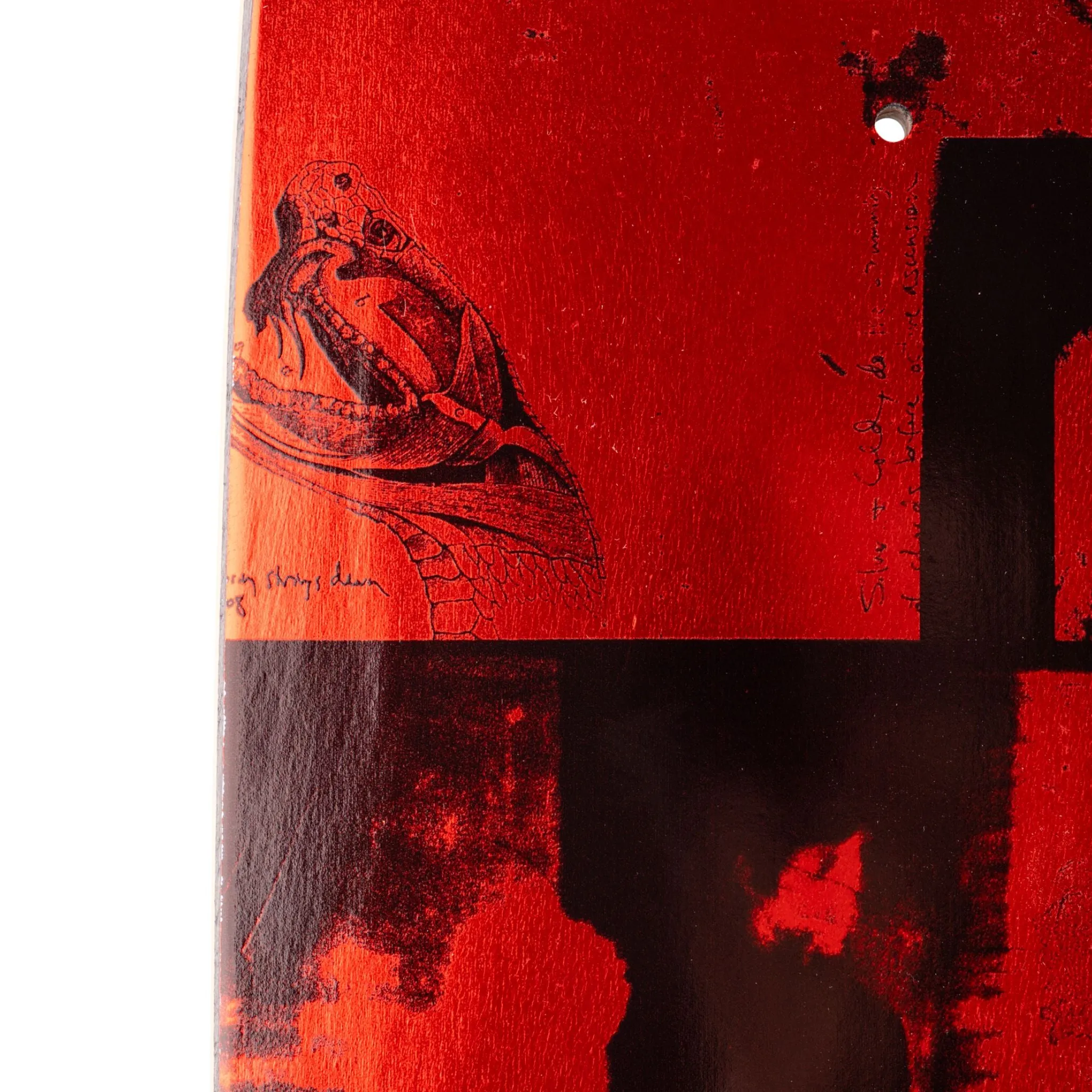 AFI x Welcome Skateboards Sing The Sorrow Black Red Foil on Golem