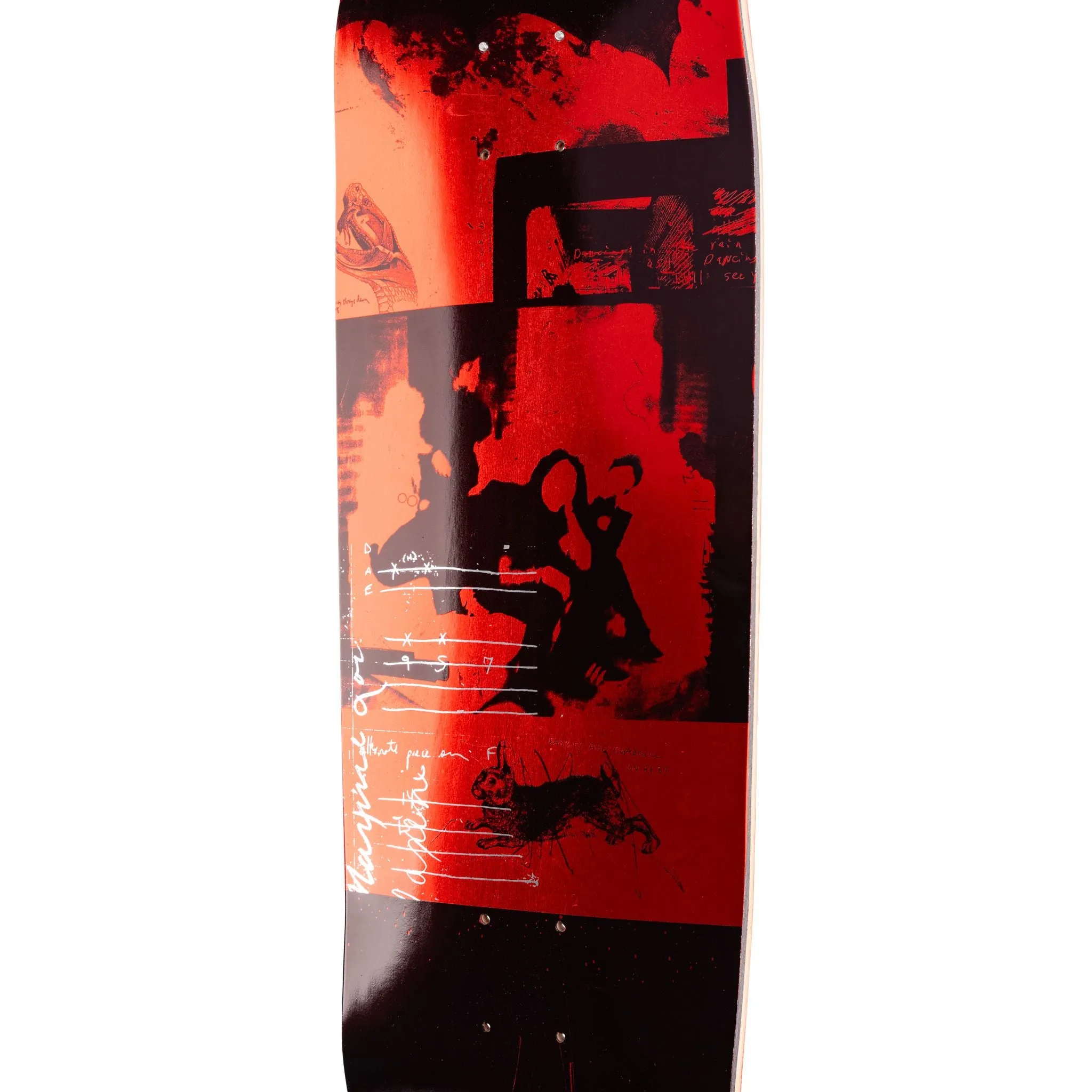 AFI x Welcome Skateboards Sing The Sorrow Black Red Foil on Golem