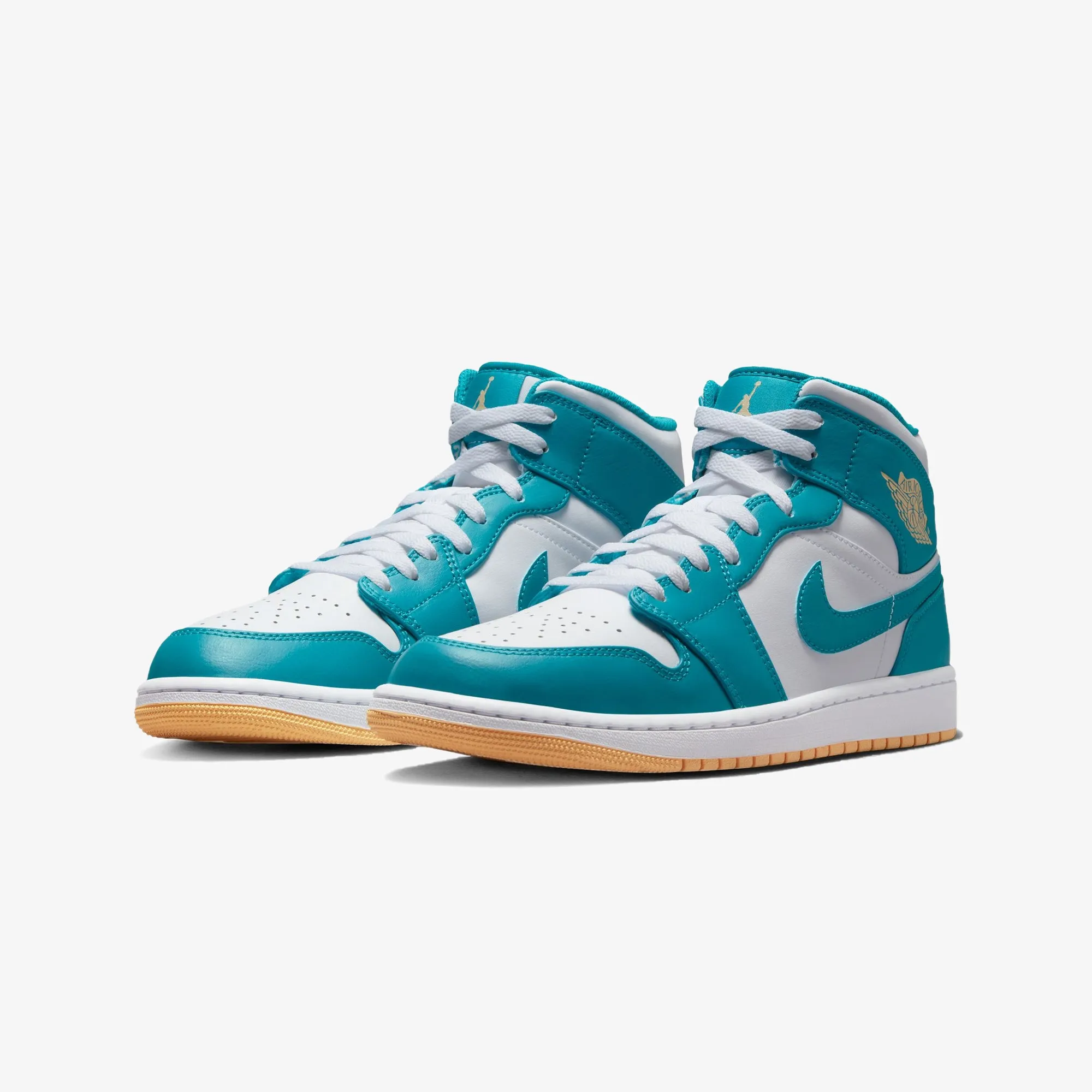 AIR JORDAN 1 MID 'AQUATONE/CELESTIAL GOLD-WHITE'