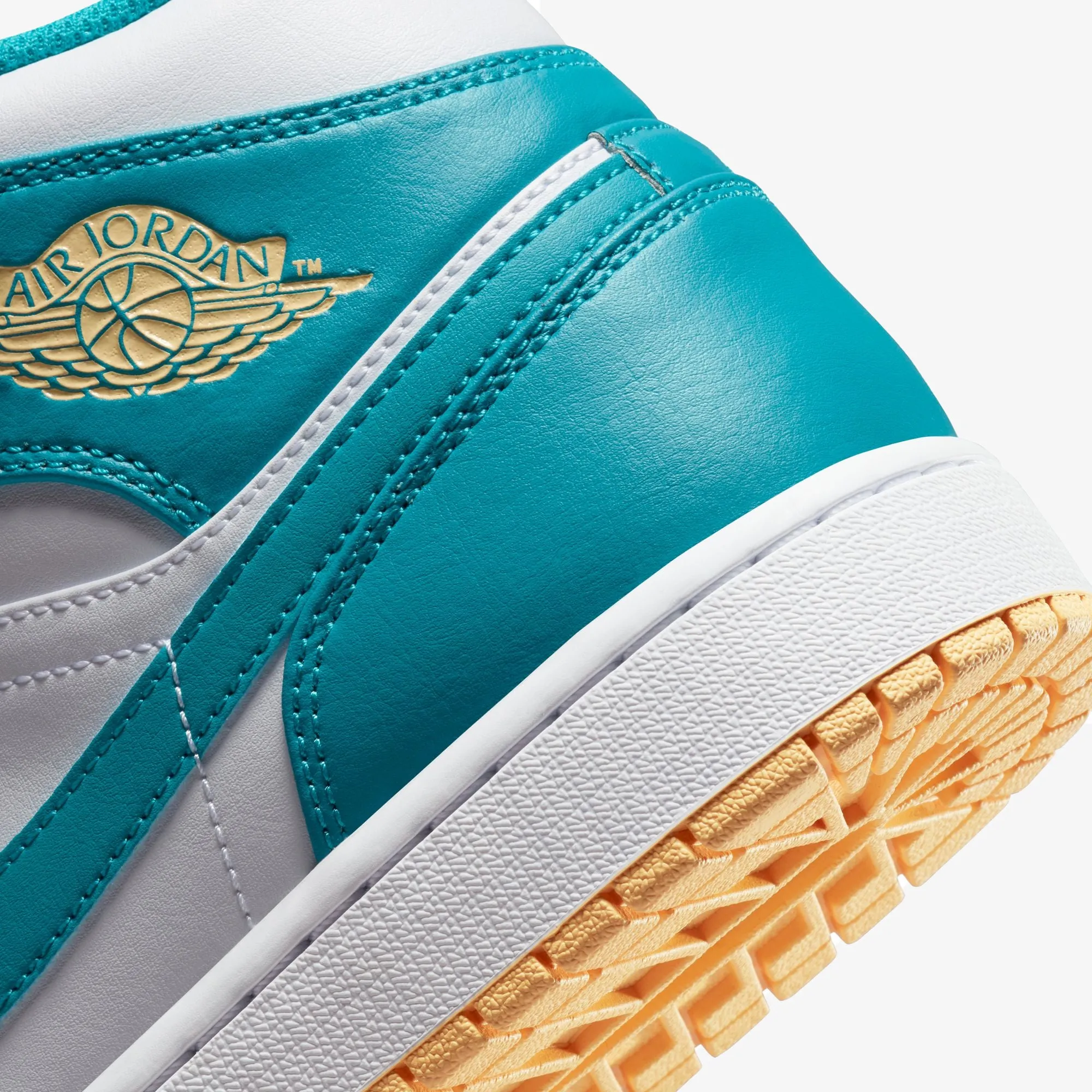 AIR JORDAN 1 MID 'AQUATONE/CELESTIAL GOLD-WHITE'