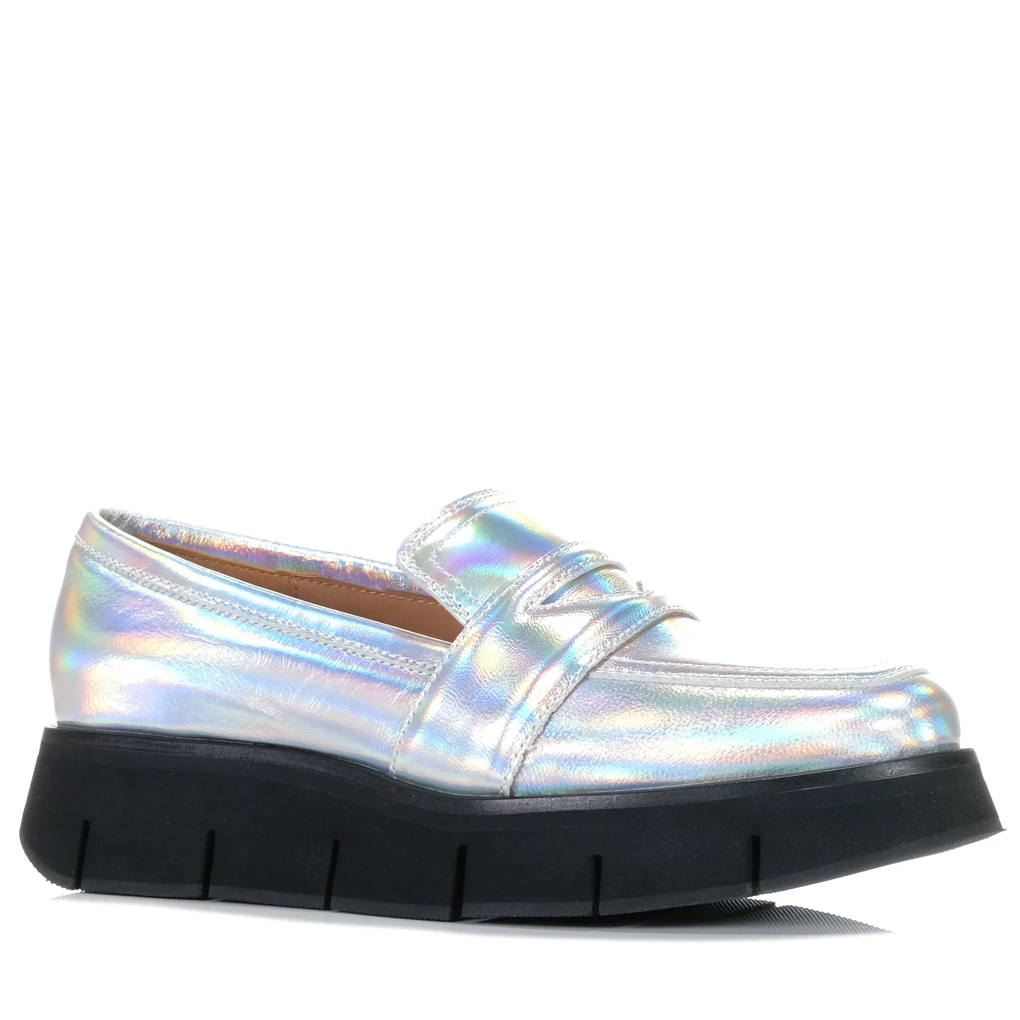 Alfie & Evie Blaine Holographic Silver