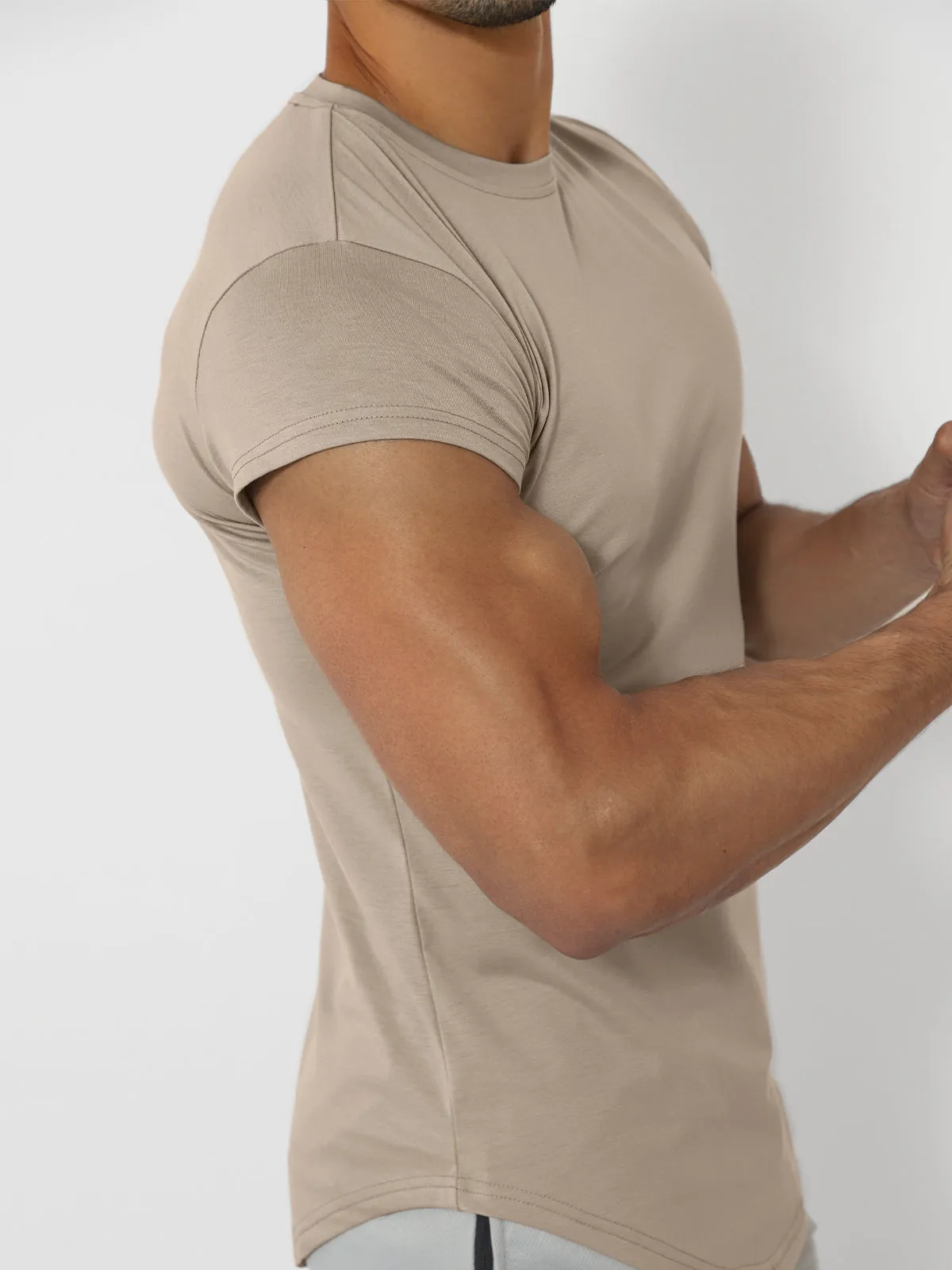 All Day Elite Cap Sleeve Muscle Fit T-Shirt