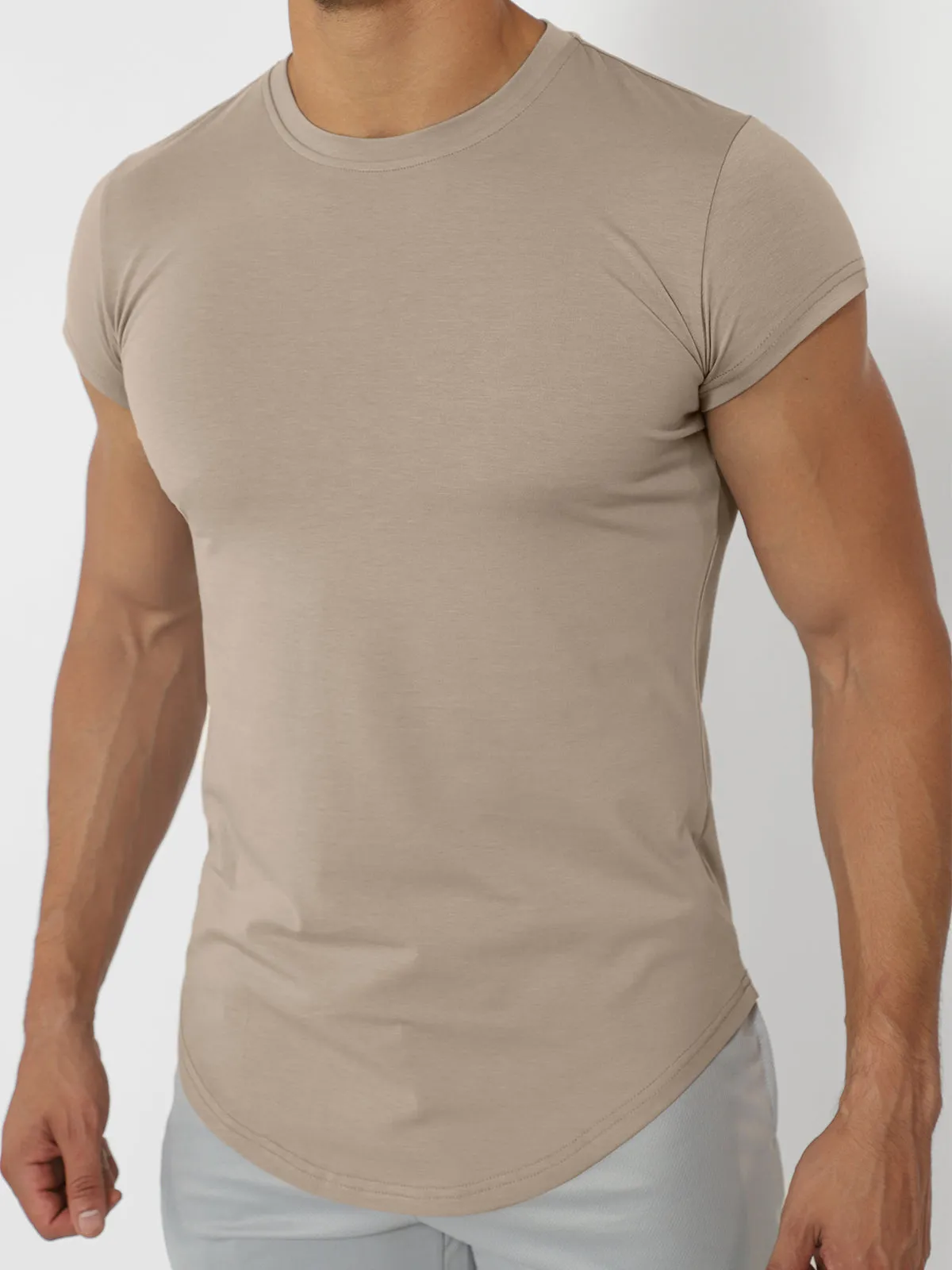 All Day Elite Cap Sleeve Muscle Fit T-Shirt