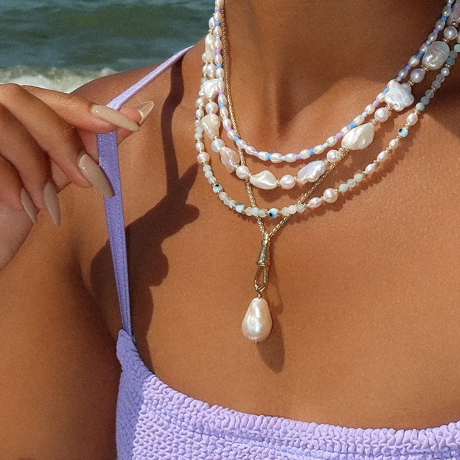 Amalfi Necklace | Periwinkle