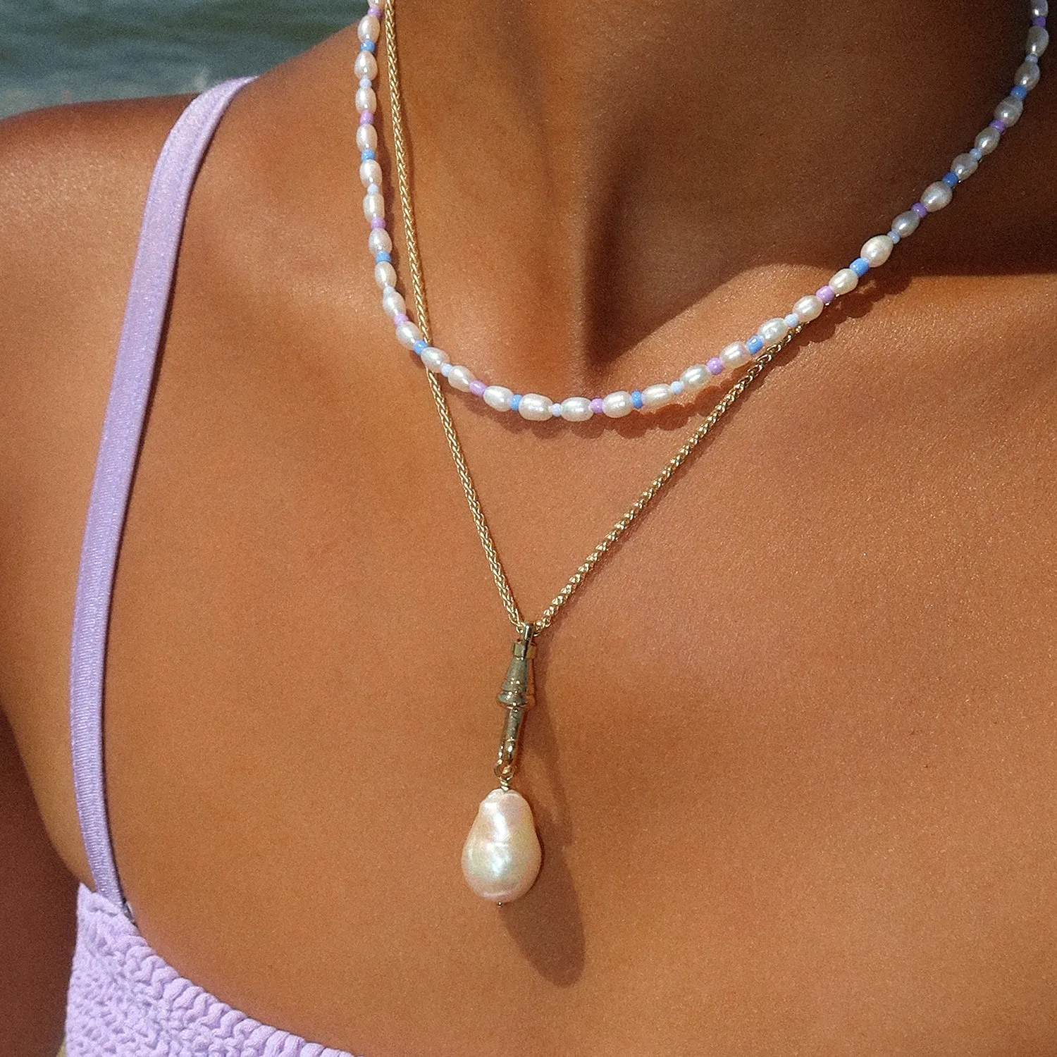 Amalfi Necklace | Periwinkle