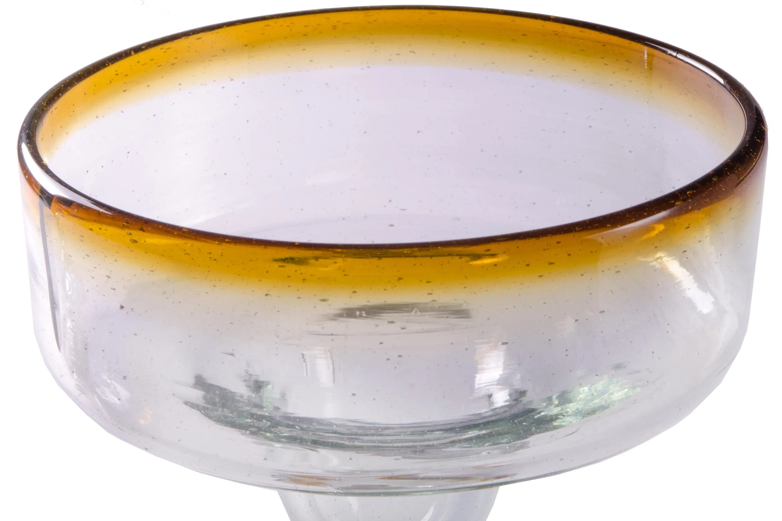 Amber Rim Coupette Margarita - 12 oz - Set of 4