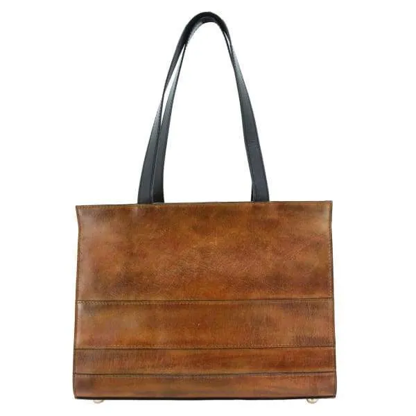 Apollo Simple Classic Structured Leather Conceal Carry Handbag - Limited Quantity