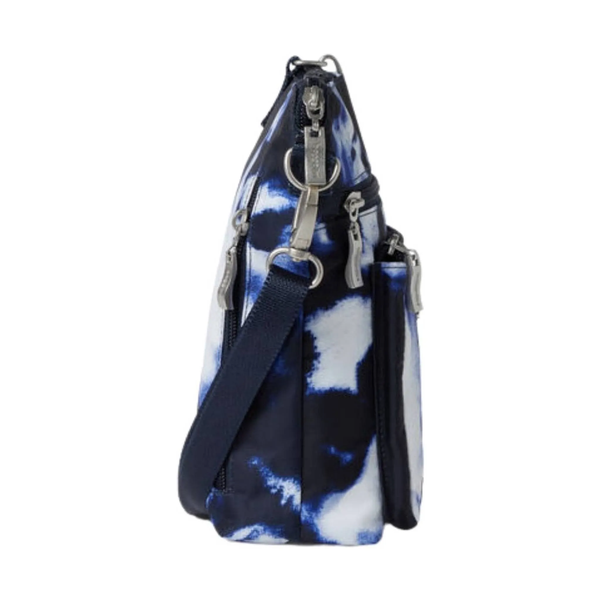 Baggallini Women's Modern Pocket CrossBody - Navy Ink Tie Dye