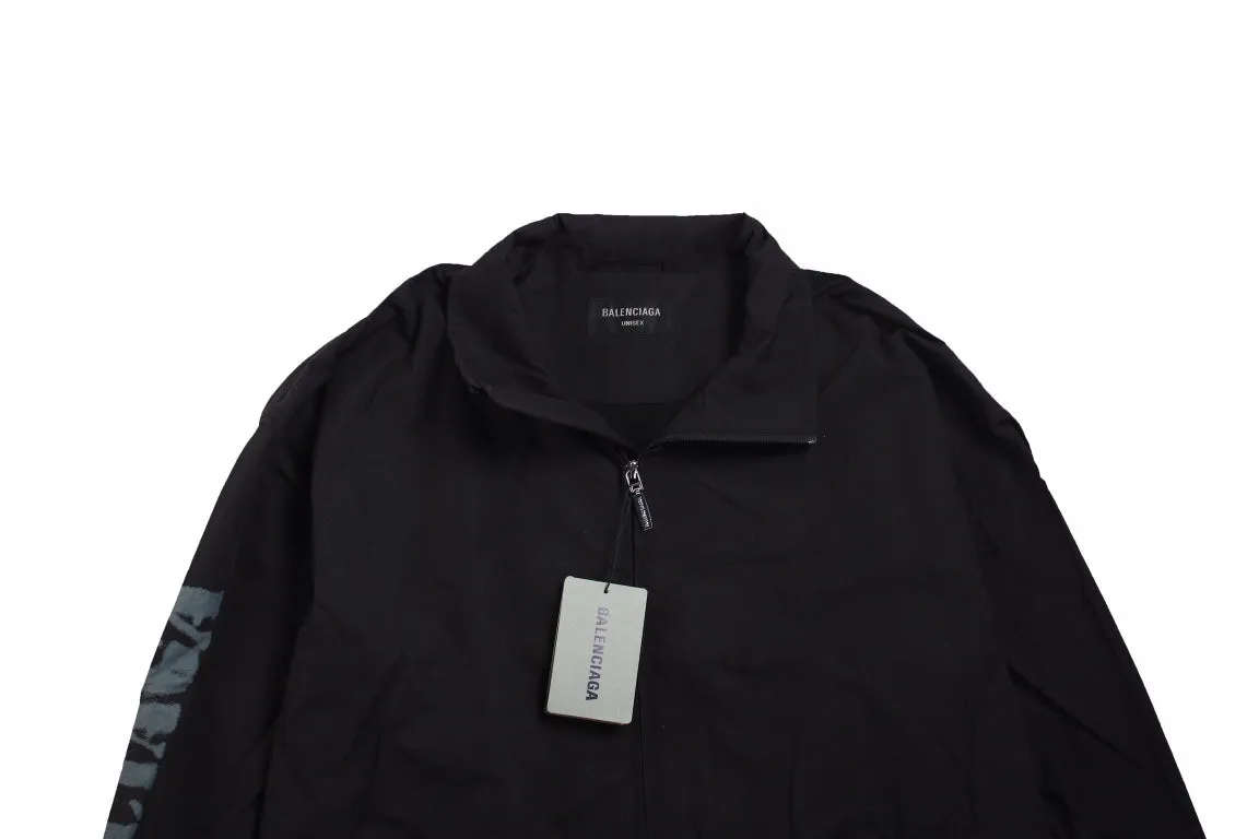 Balenciaga Black Zip-Up Jacket