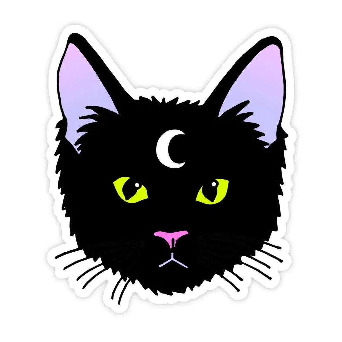 Band of Weirdos | Magic Moon Cat Sticker