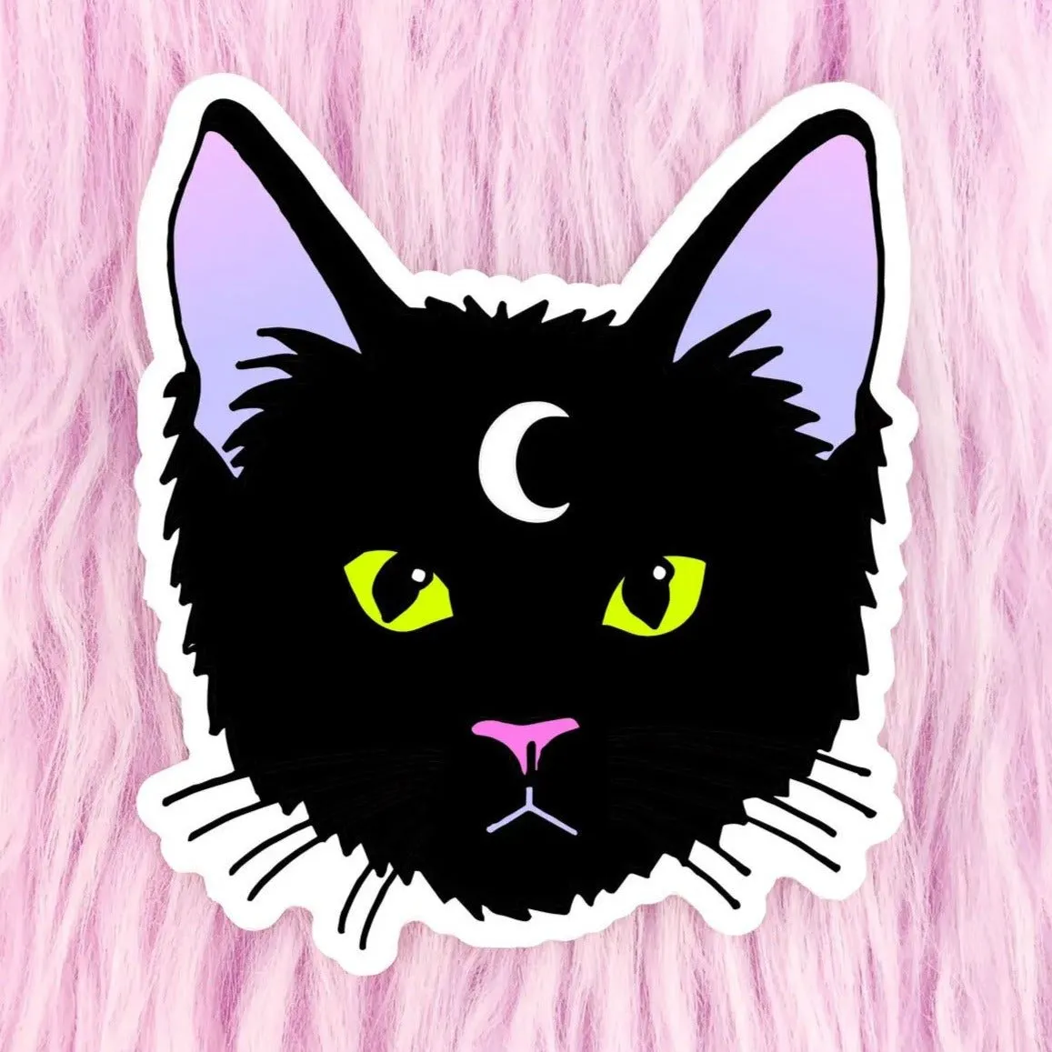 Band of Weirdos | Magic Moon Cat Sticker