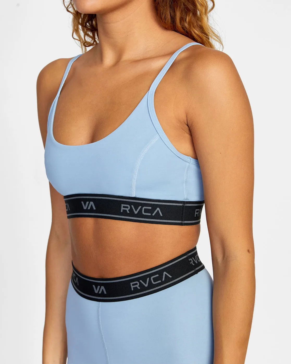 Base Sports Bra - Muted Blue