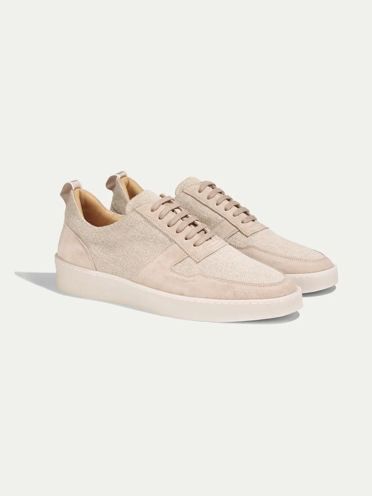 Beige Linen Bayside Sneaker