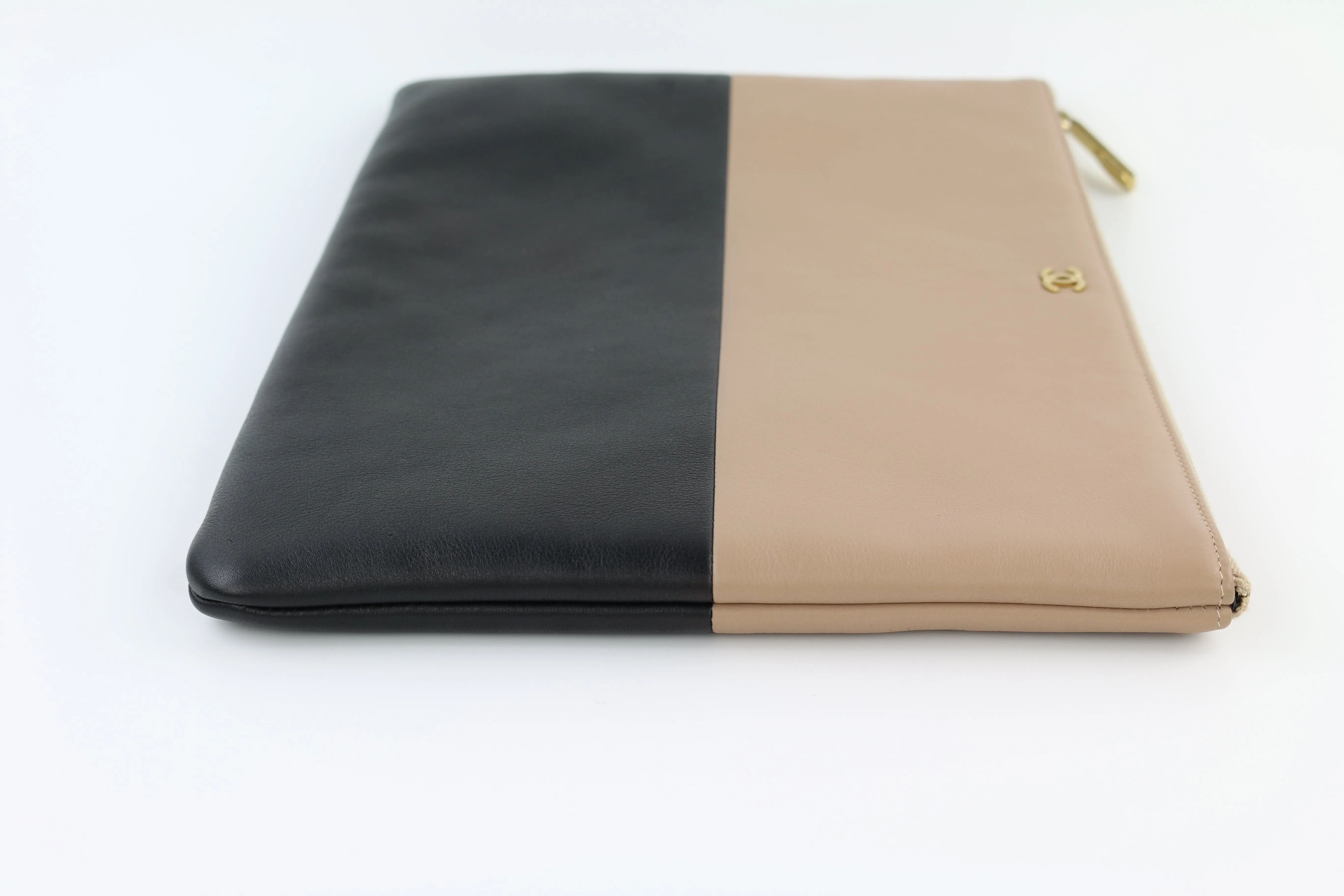 Bicolor Lambskin Large O Case