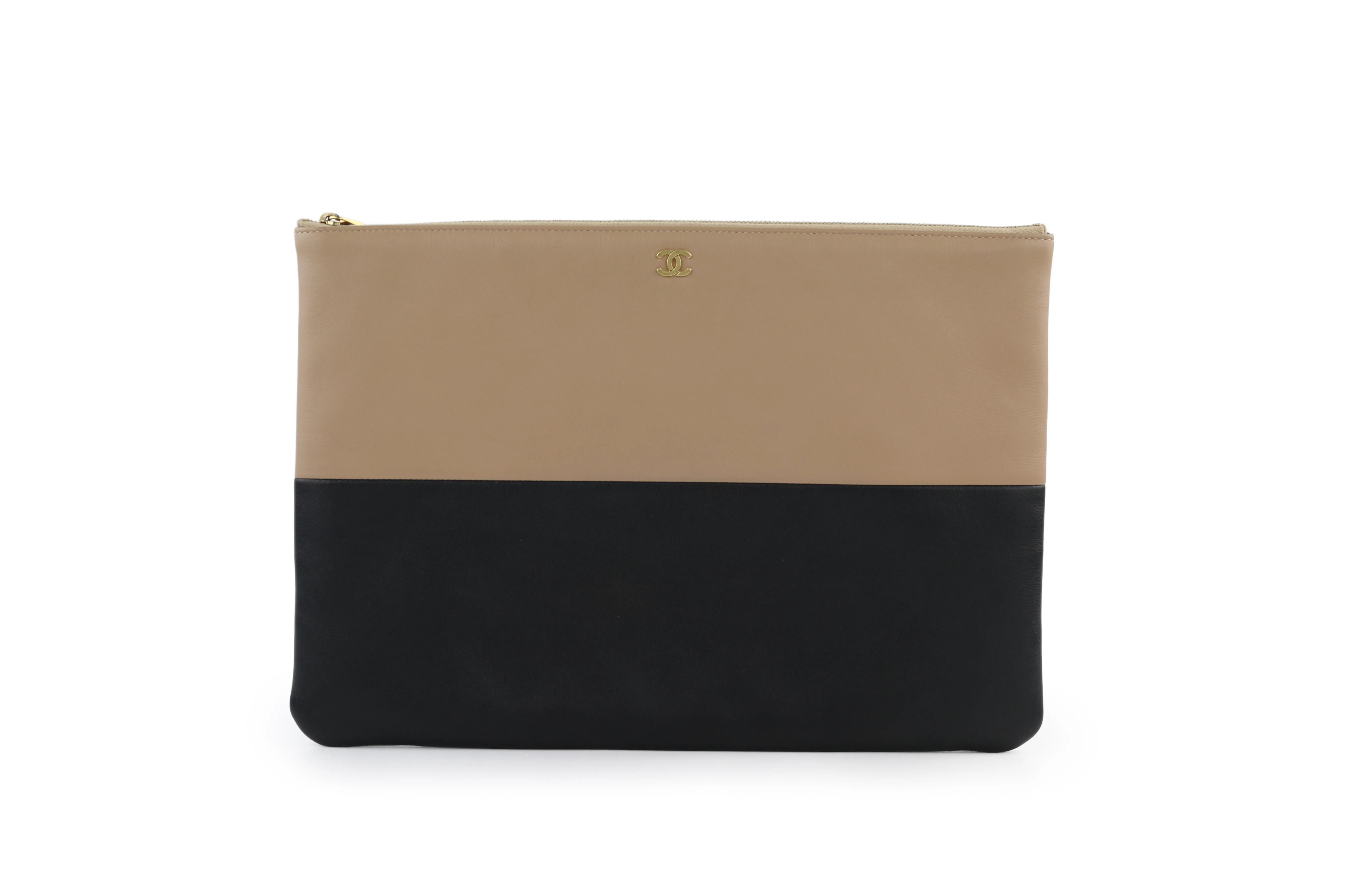 Bicolor Lambskin Large O Case