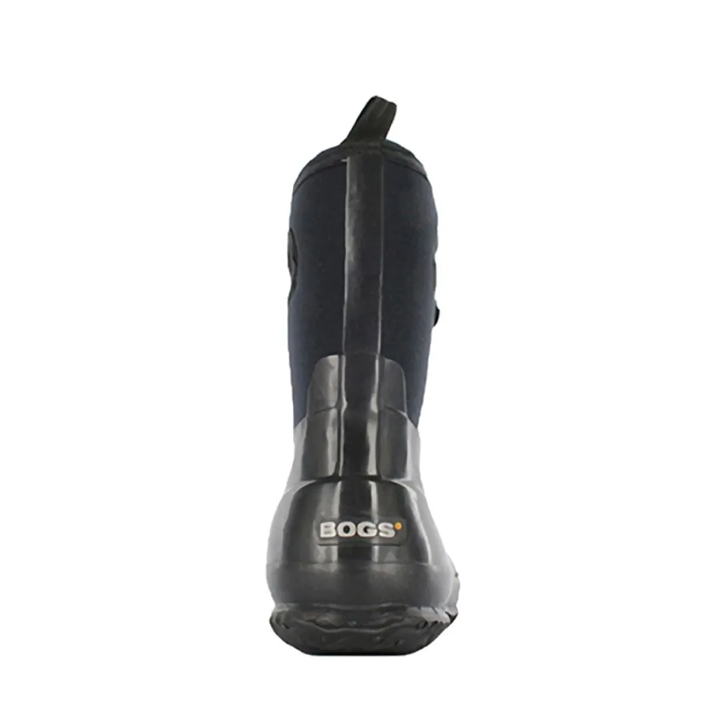 Bogs Classic Mid Handle Top Ladies Gumboots BLACK