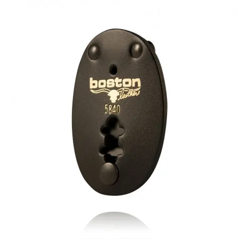 Boston Leather Oval Badge Holder