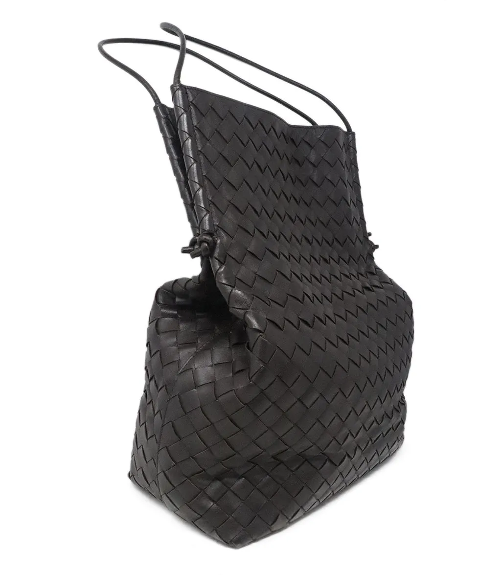 Bottega Veneta Brown Knotted Handle Tote