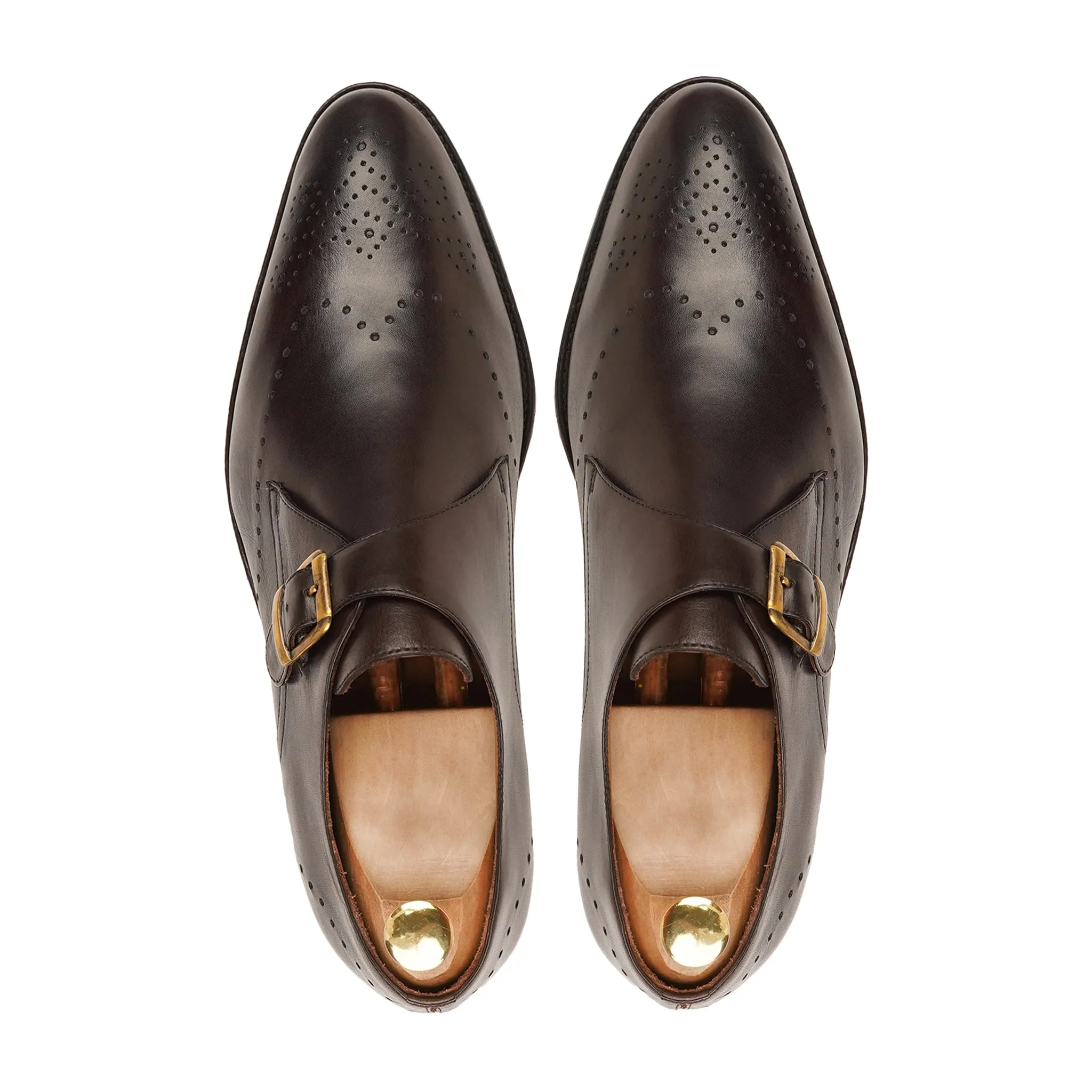 BRECON - DARK BROWN MONKSTRAP