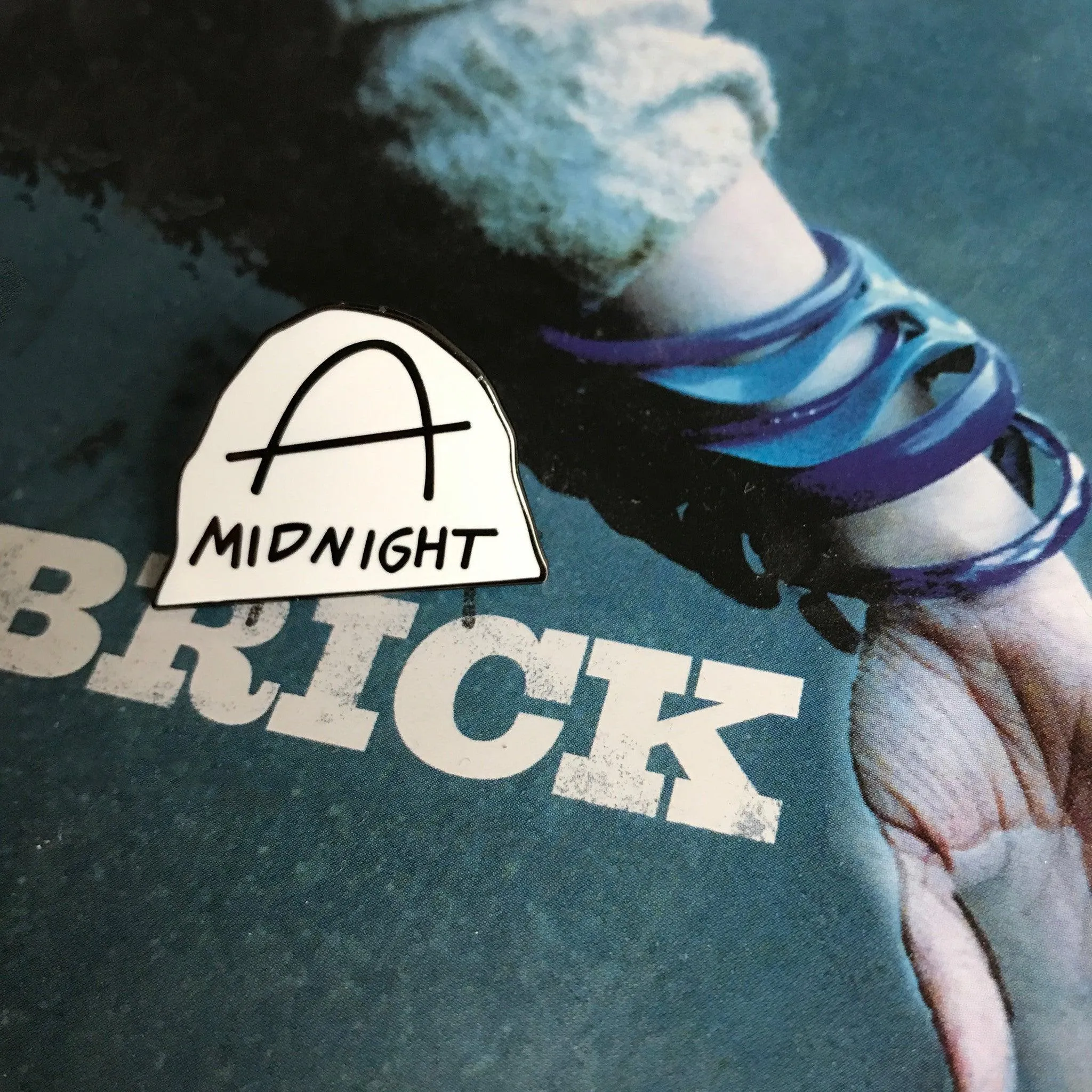 Brick Midnight Enamel Pin