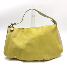 BVLGARI Shoulder Bag Harako / Leather yellow Bzero Women Used Authentic