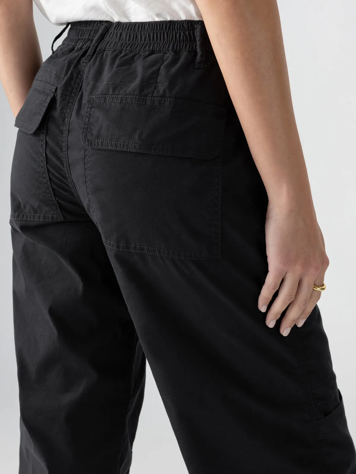 Cali Cargo Standard Rise Pant Black