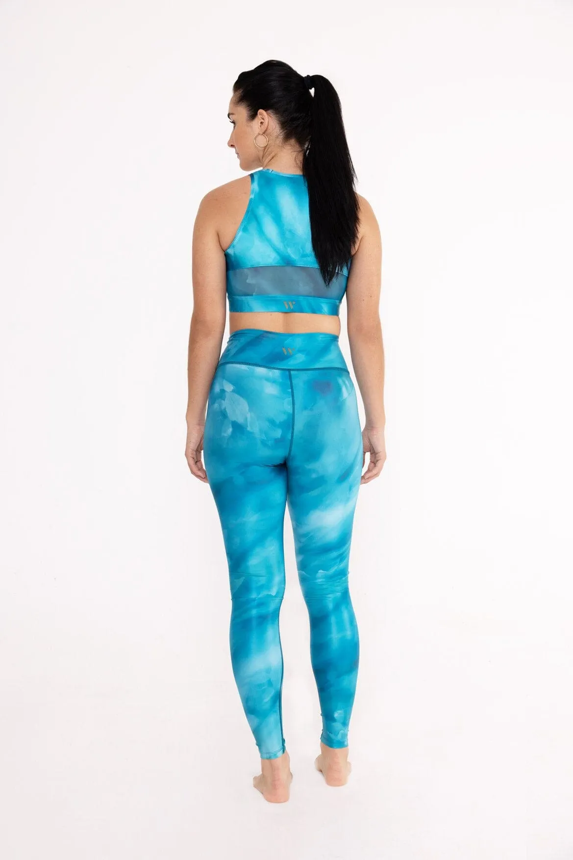 Camila Legging Floral Ilusion Teal