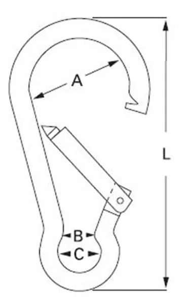 Carbine Hook 14mm