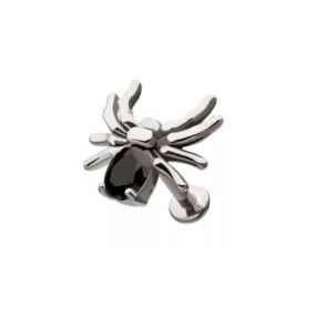 Cartilage - 18g Spider - Black