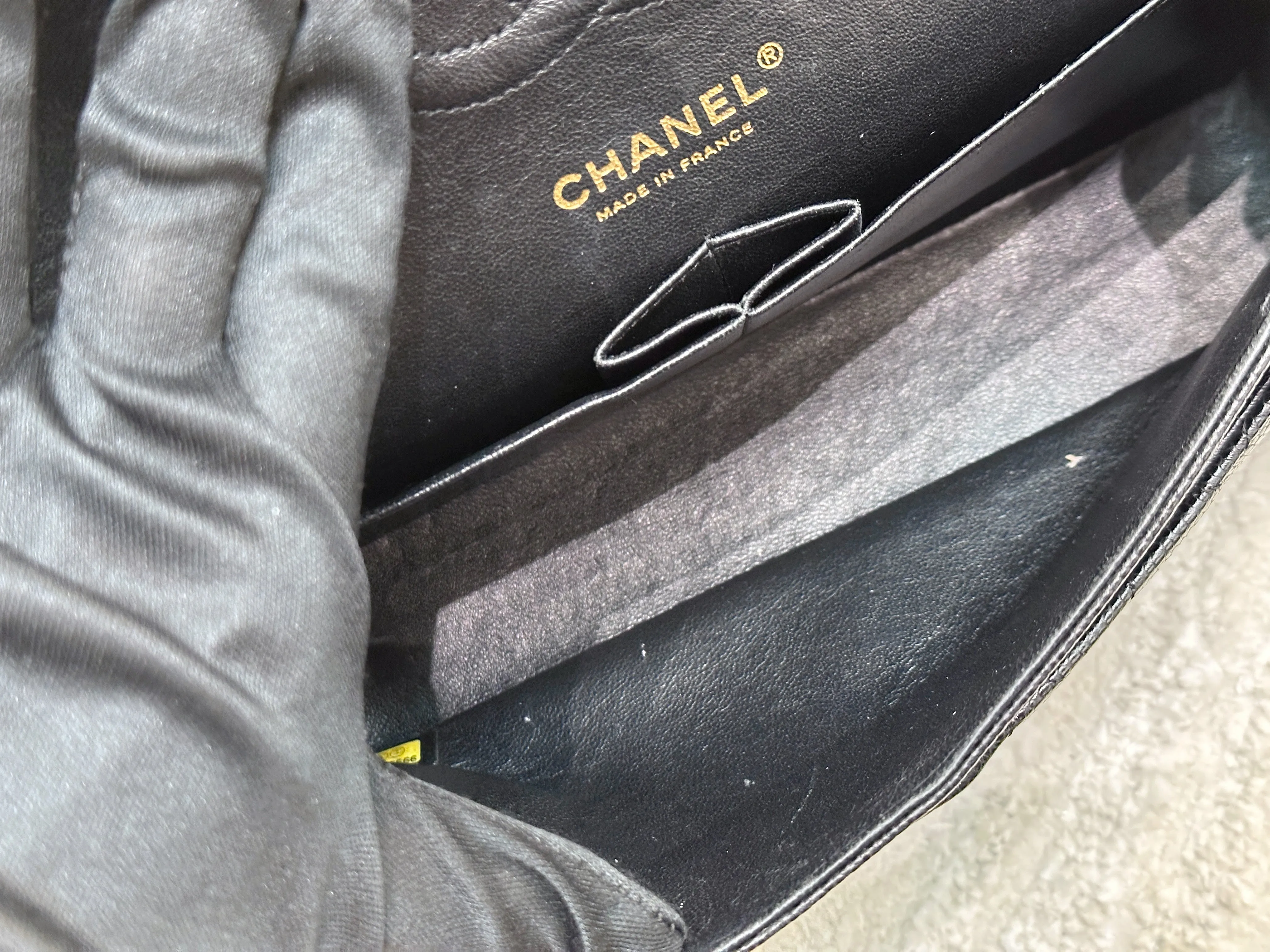 Chanel Classic Double Flap Medium Black Bag Gold Hardware