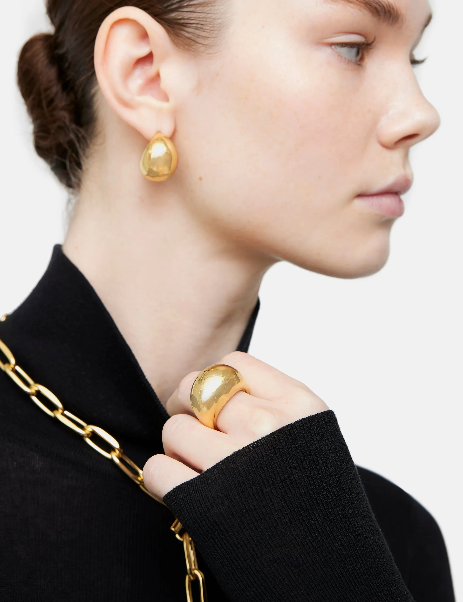 Chunky Dome Ring | Gold