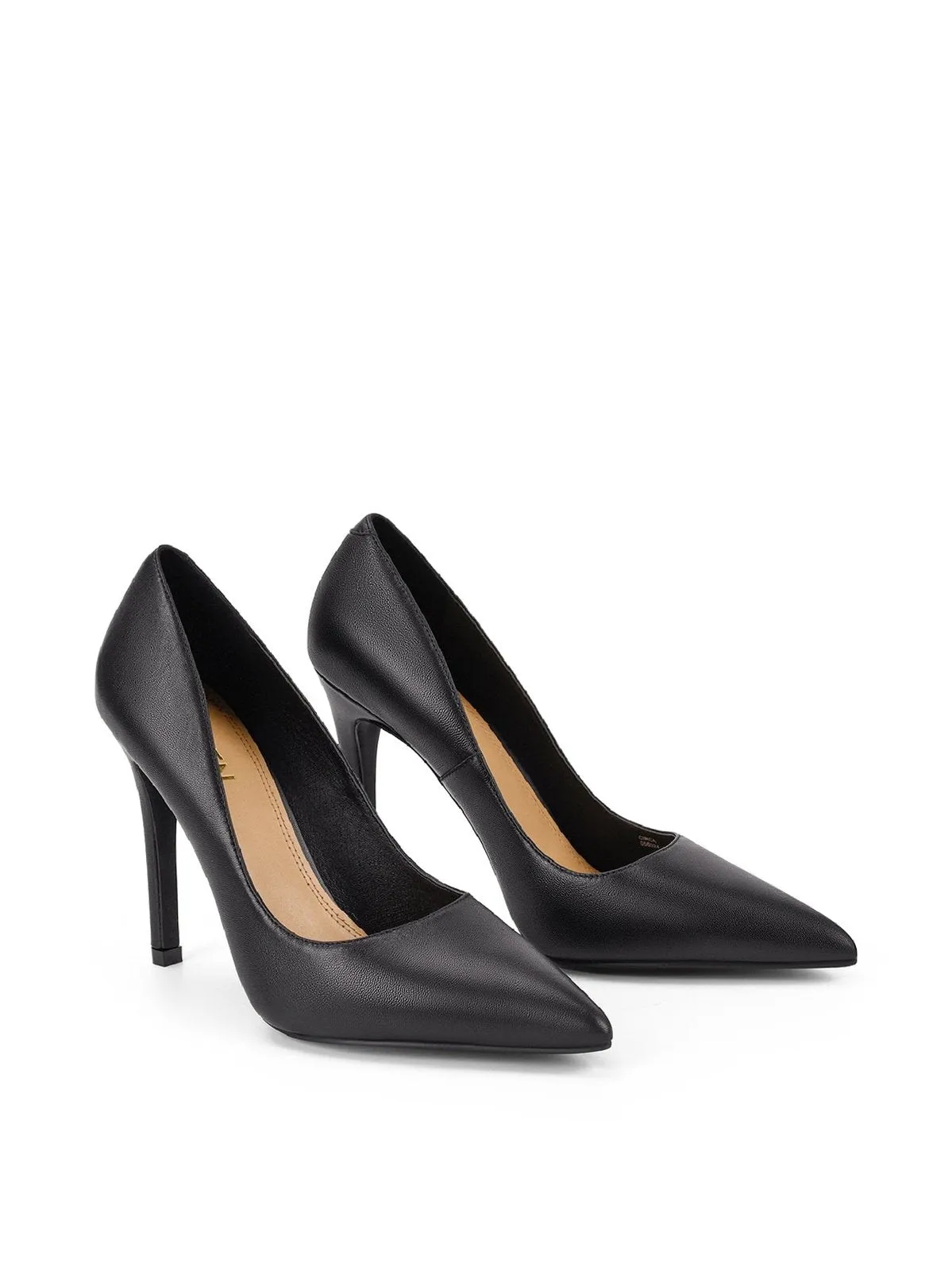 Circa Stiletto Pumps - Black Leather