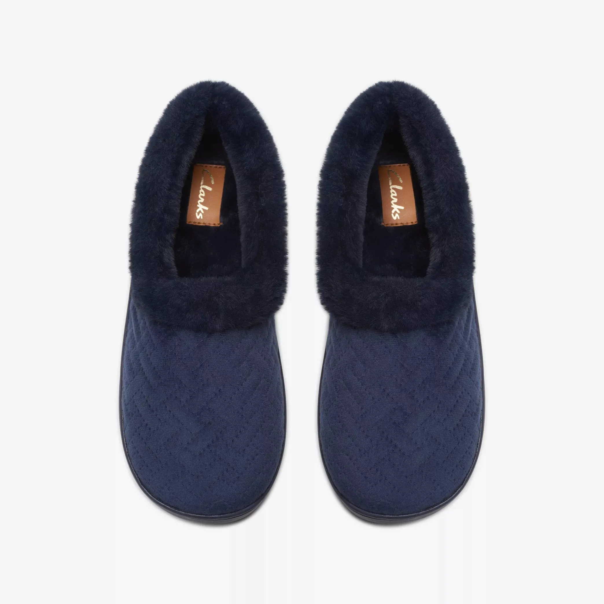 Clarks Twyla Star Navy - Wide Width