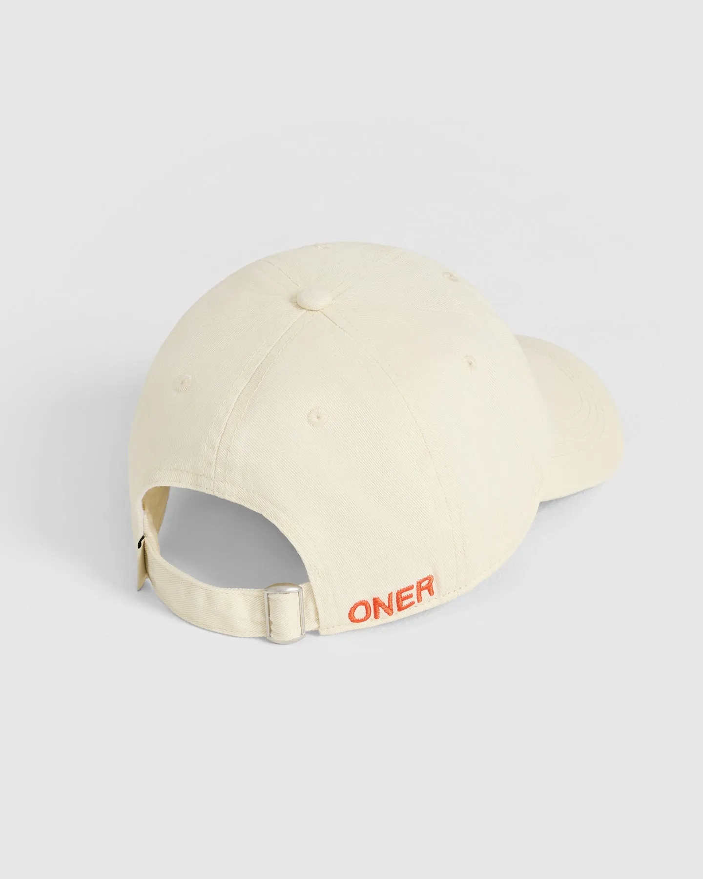 Classic Baseball Cap | Off White/Charged Orange