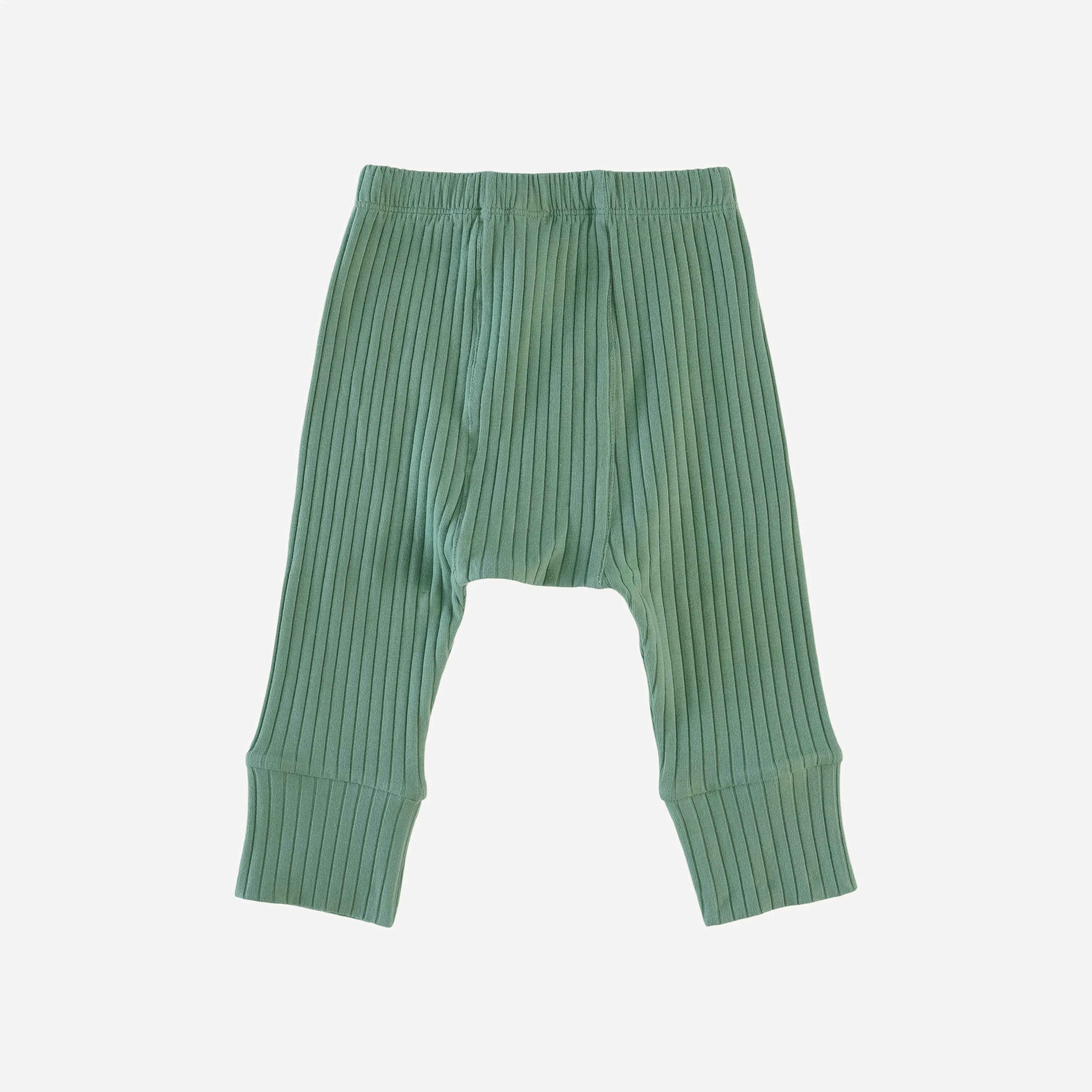 classic panda pant | hedge | organic cotton wide rib