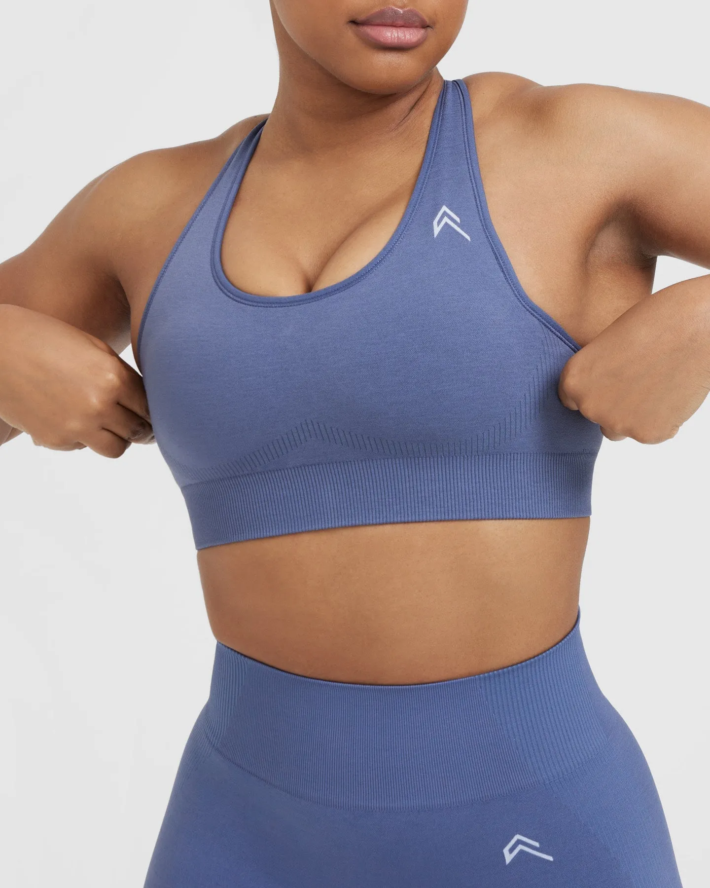 Classic Seamless 2.0 Bralette | Slate Blue Marl