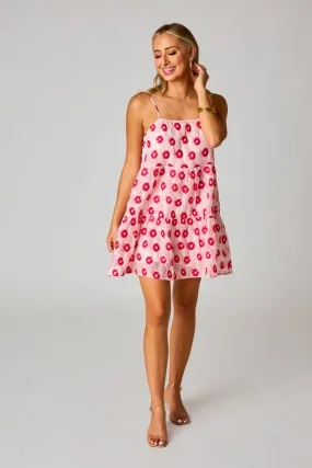 Corky Short Dress - Cherry Delight