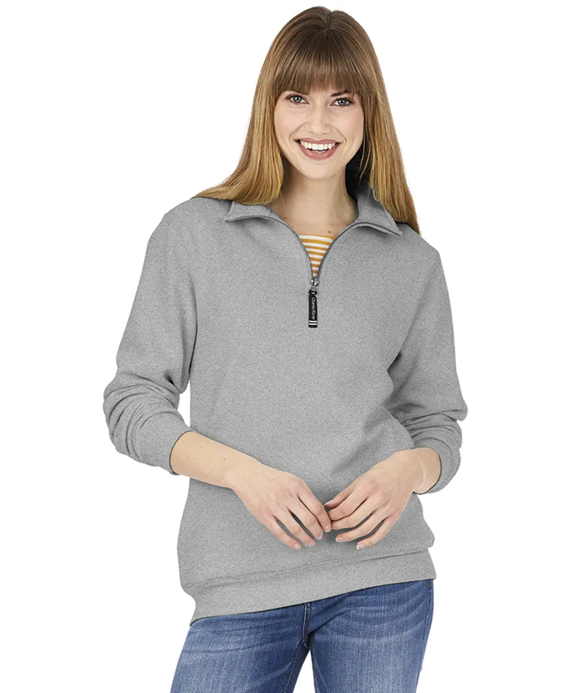 Crosswind Quarter Zip Sweatshirt Oxford Heather