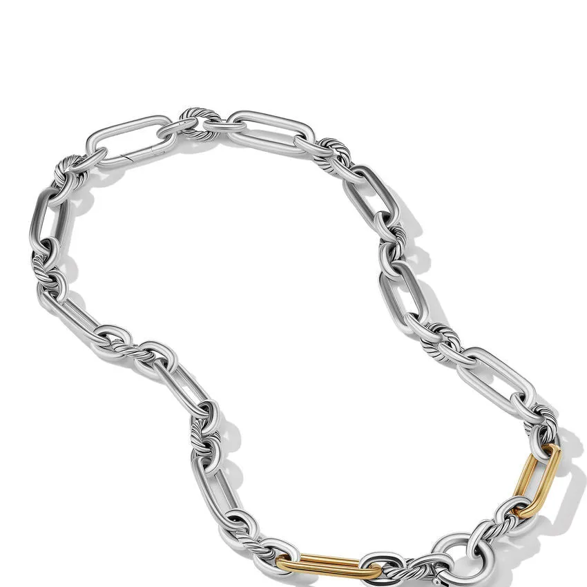 David Yurman Lexington Chain with 18K Yellow Gold 18 Inches 9.8MM