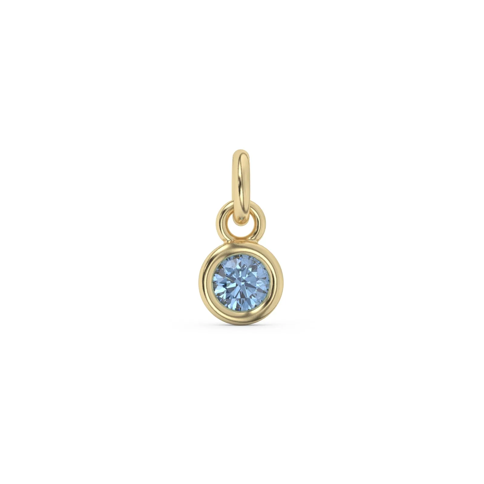 December Birthstone Charm | 10k Yellow Gold