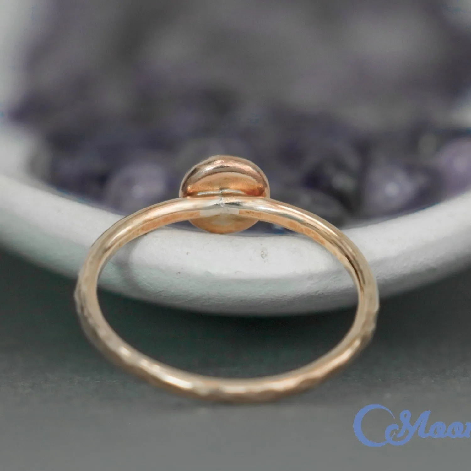 Delicate 14 K Gold Filled Opal Stacking Promise Ring | Moonkist Designs