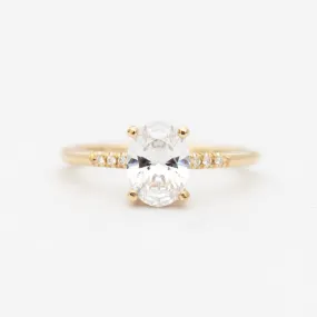 Diamond Oval Equilibrium Ring