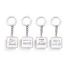 Double Sided Keychain w/Sentiment,