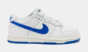 Dunk Low Hyper Royal Preschool Lifestyle Shoes (Summit White/Hyper Royal)