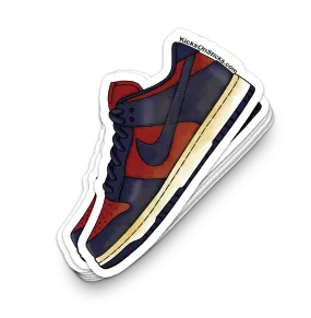 Dunk Low "VNTG Pack Navy Red" Sneaker Sticker